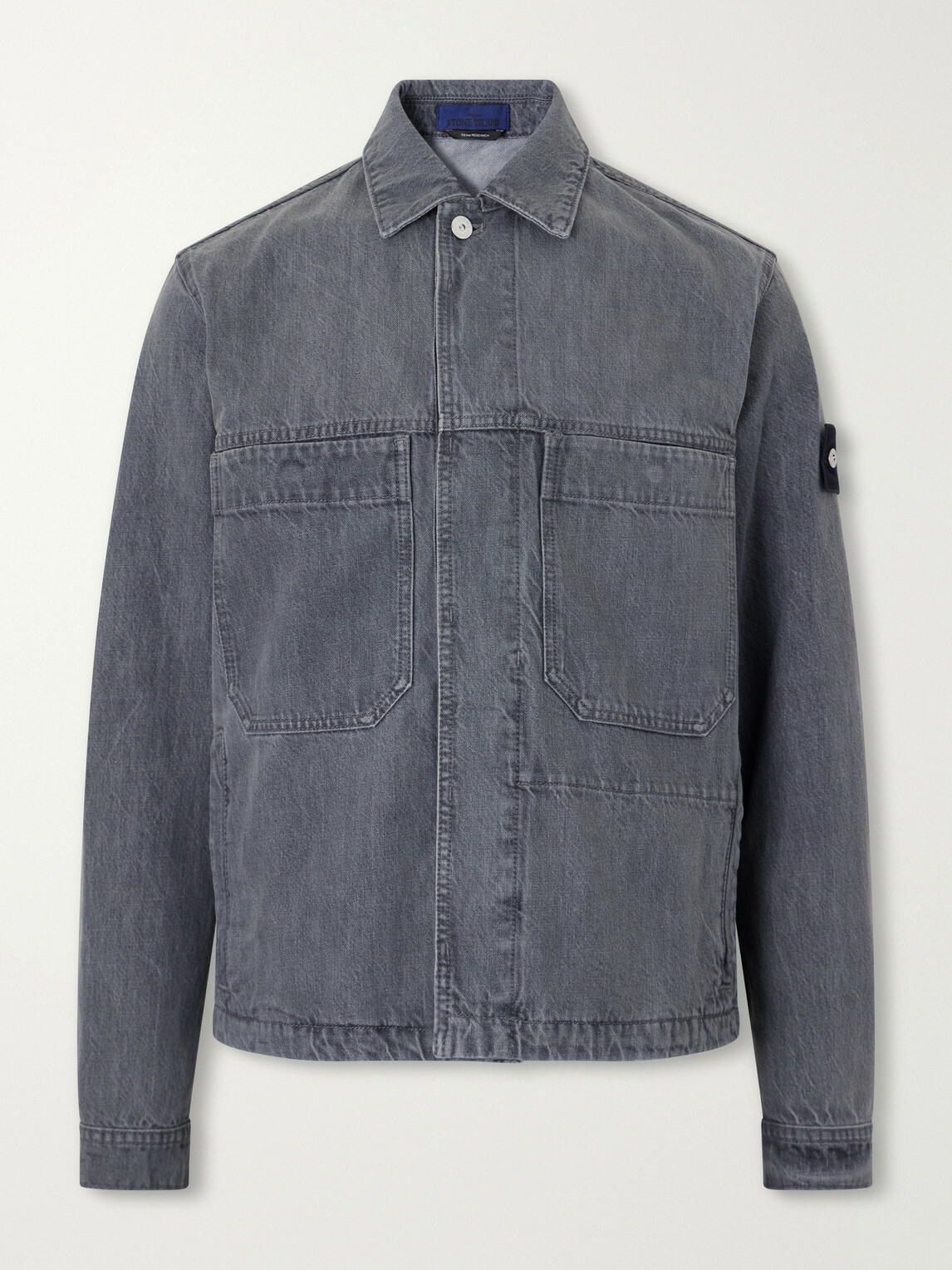 Stone Island - STONE ISLAND DENIM Organic Cotton Jacket - Gray
