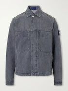 Stone Island - STONE ISLAND DENIM Organic Cotton Jacket - Gray