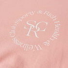 Sporty & Rich SRHWC Crew Sweat in Rose/White