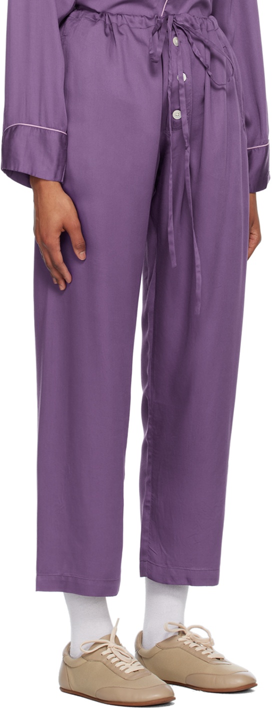 Bode Purple Amethyst Pyjama Pants Bode