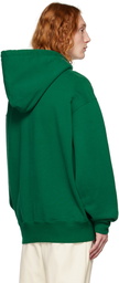 AMI Paris Green Ami De Cœur Hoodie