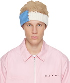 Marni Beige Wool Mixed Knit Beanie