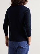 Bellerose - Dynol Slim-Fit Merino Wool Polo Shirt - Blue