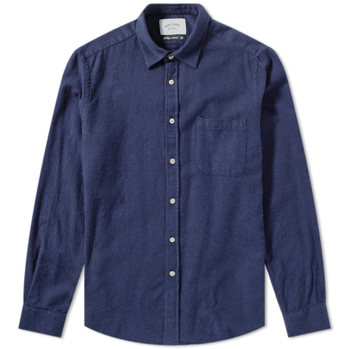 Photo: Portuguese Flannel Teca Shirt Navy