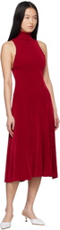 Mirror Palais Red Christy Supermodel Midi Dress