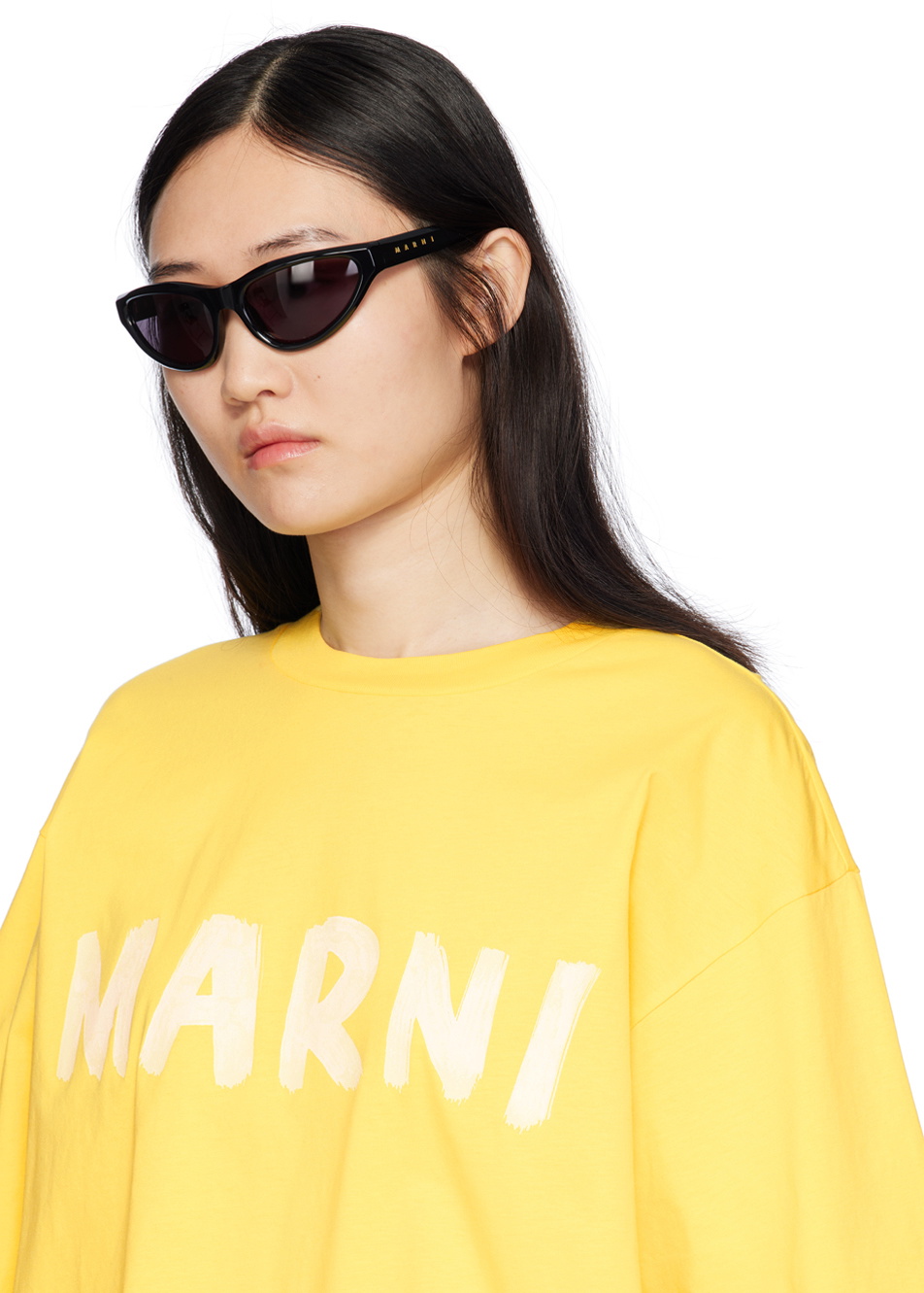 【関税込み】Marni ブラック Mavericks サングラス Marni Black Mavericks Sunglasses Marni