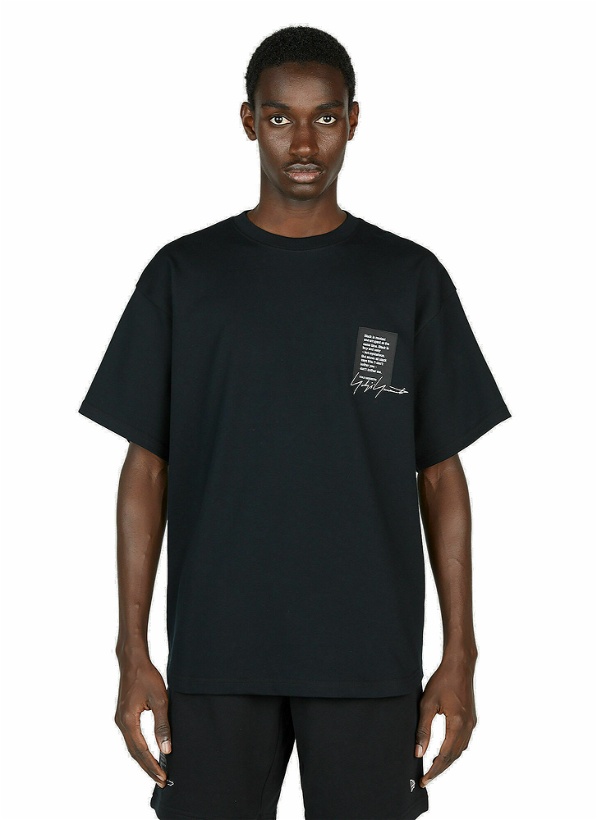 Photo: Yohji Yamamoto - x New Era T-Shirt in Black