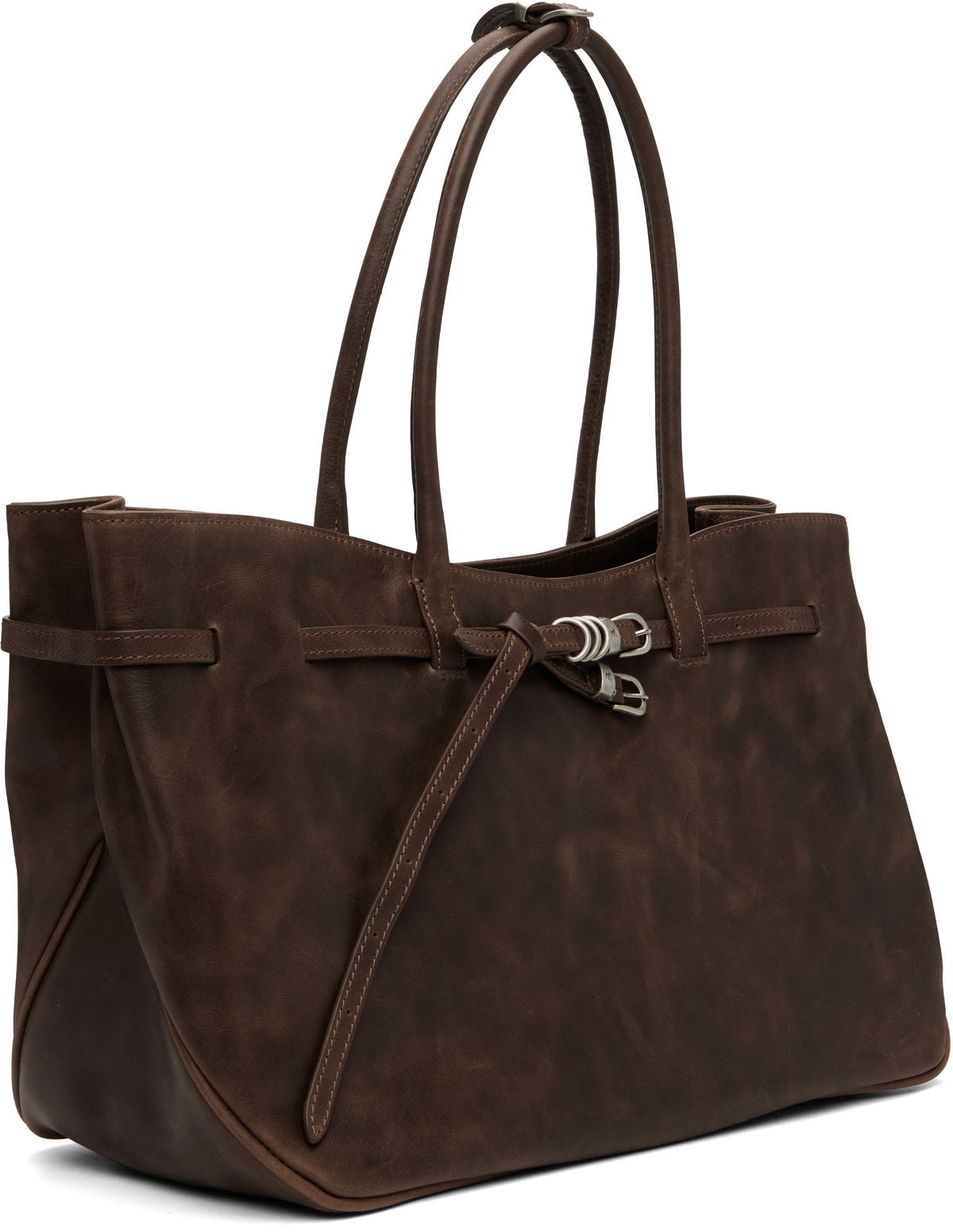 MARGESHERWOOD Brown Grandma Used Large Tote