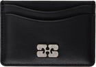 GANNI Black Bou Card Holder