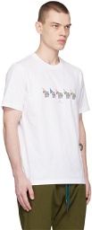 PS by Paul Smith White Zebra Line Up T-Shirt