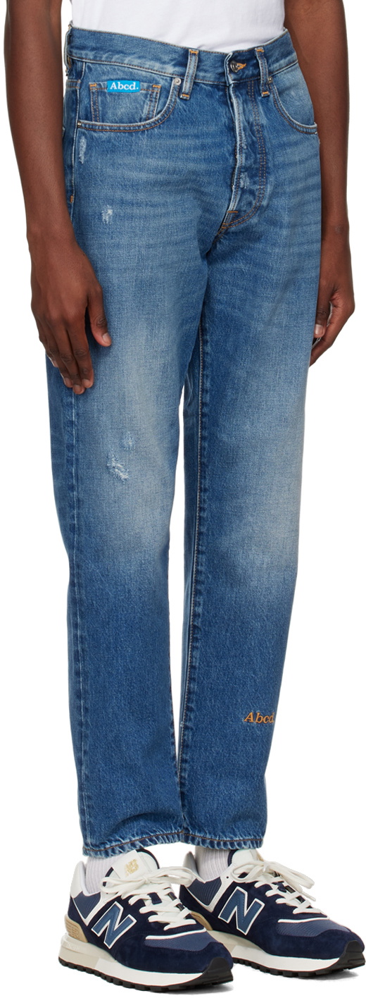 Advisory Board Crystals Blue Faded Jeans