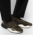 adidas Originals - Atric F/2 TR Suede-Trimmed Primeknit Sneakers - Men - Brown