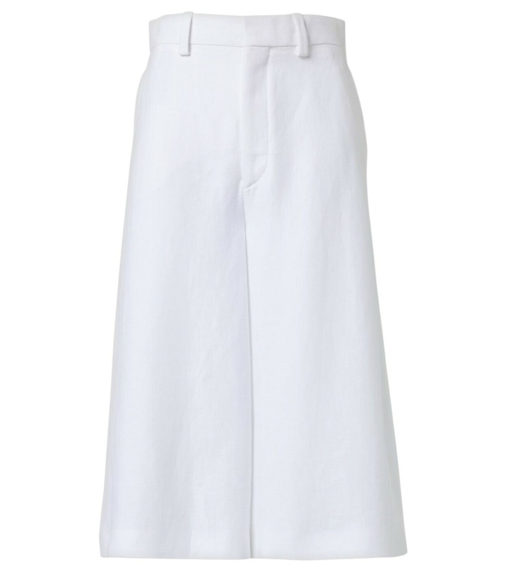 Photo: Loro Piana Drake high-rise linen culottes