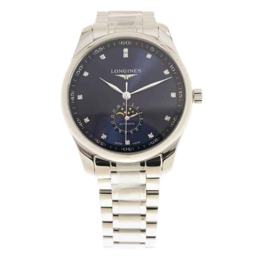 Longines Master Collection Automatic Moon Phase Diamond Unisex Watch L2.919.4.97.6