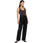 AGOLDE Black Arc Criss Cross Jeans