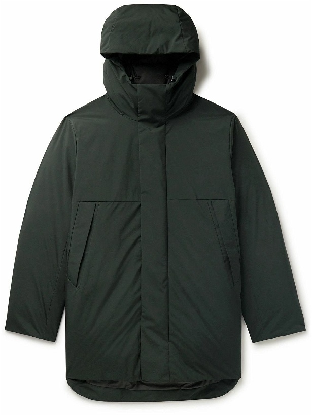 Photo: Paul Smith - Padded Shell Hooded Down Coat - Green