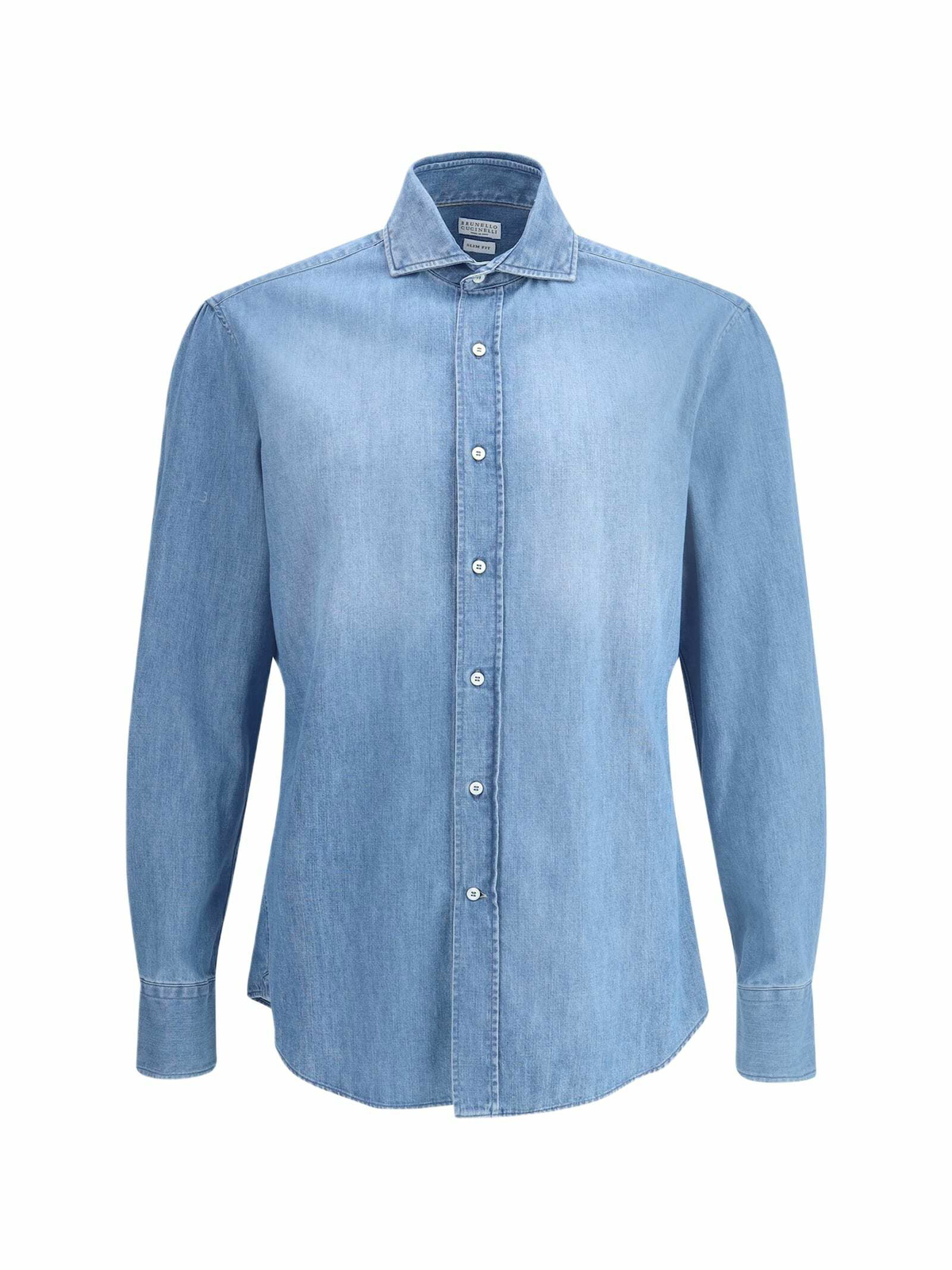 Tシャツ・カットソー BRUNELLO CUCINELLI Denim shirt Brunello Cucinelli - Denim Sport Shirt | Mitchell Stores