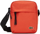 Lacoste Orange Zip Crossover Messenger Bag