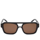 Le Specs Subzero Sunglasses in Black/Mono Polarized 