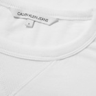 Calvin Klein Men's Monogram Sleeve Badge T-Shirt in Bright White