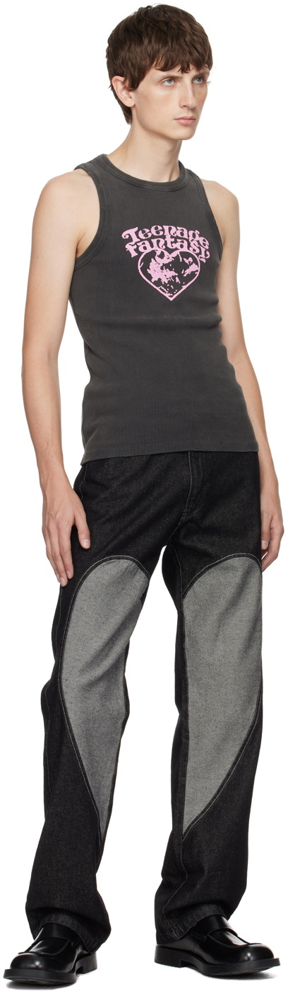 Carne Bollente Gray 'Teenage Fantasy' Tank Top