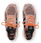 adidas Originals - F/22 Suede-Trimmed Primeknit Sneakers - Men - Orange