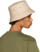 Burberry Beige Horseferry Motif Bucket Hat