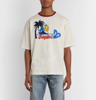 Dolce & Gabbana - Printed Cotton-Jersey T-Shirt - Neutrals