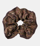 Saint Laurent Paisley silk scrunchie