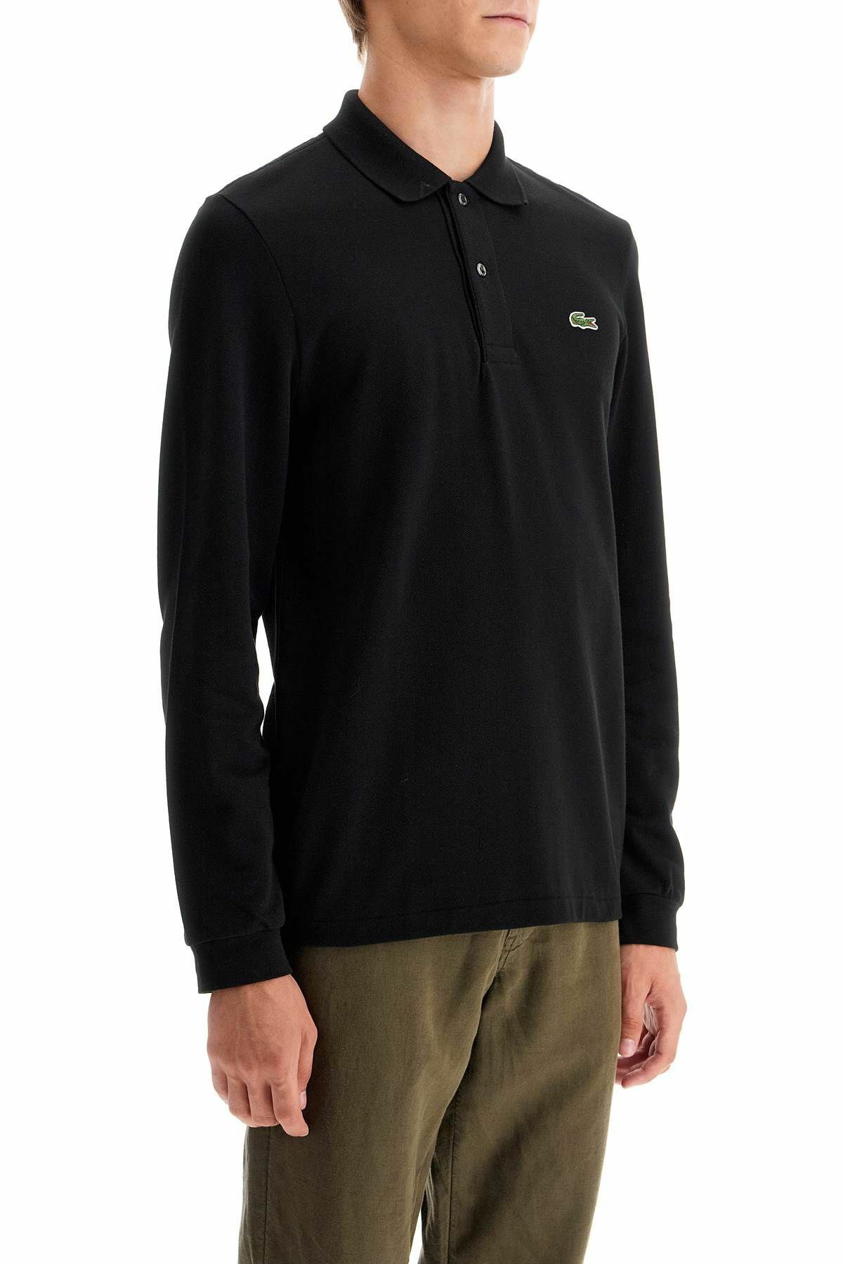 LACOSTE Vintage 80s/90s Men's Long Sleeves Cotton Piqué Polo