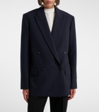 The Row Paden double-breasted virgin wool blazer