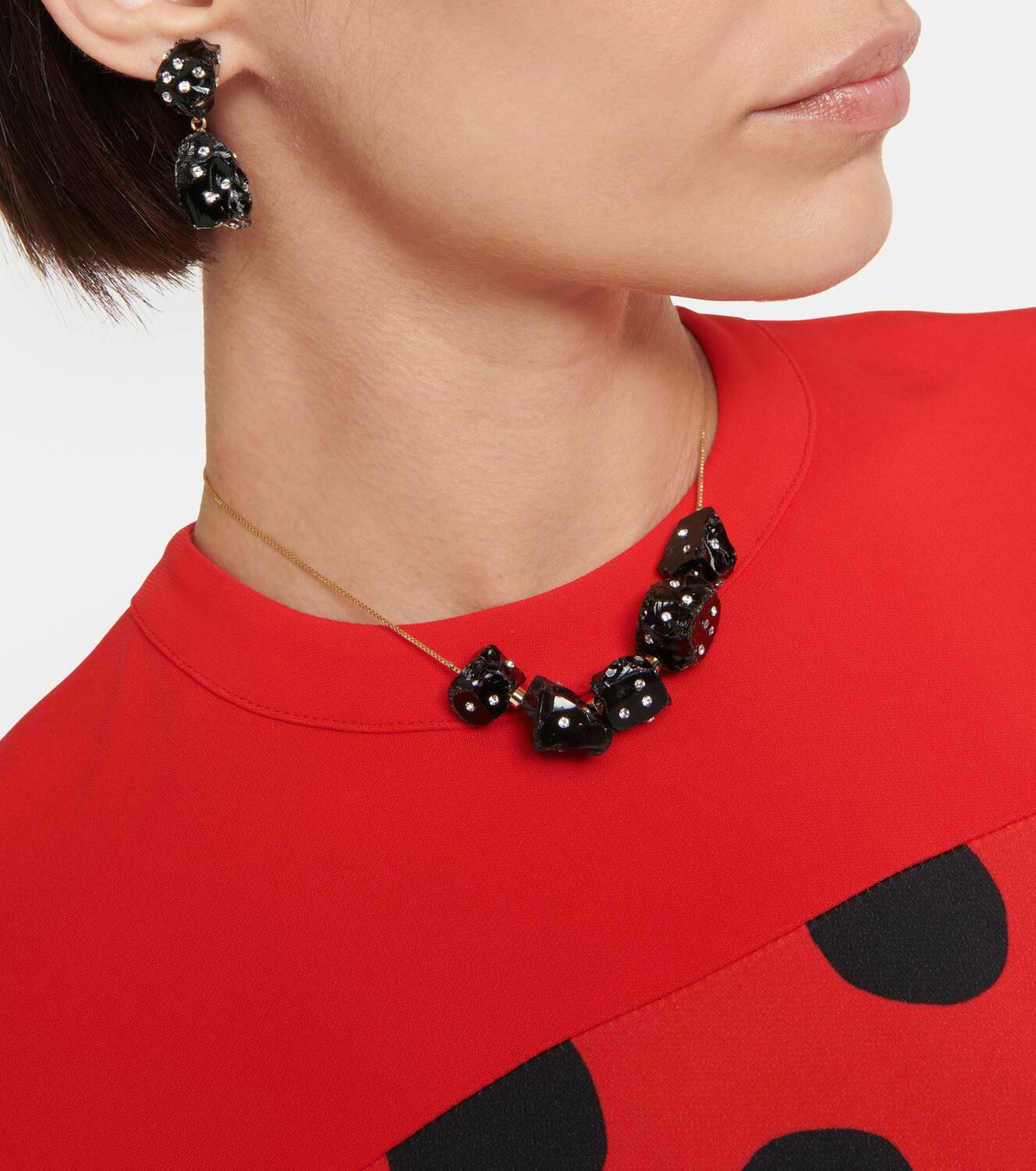 イヤリング Marni \"Marni Symbol\" drop earrings Gold metal Marni Symbol earrings | Marni