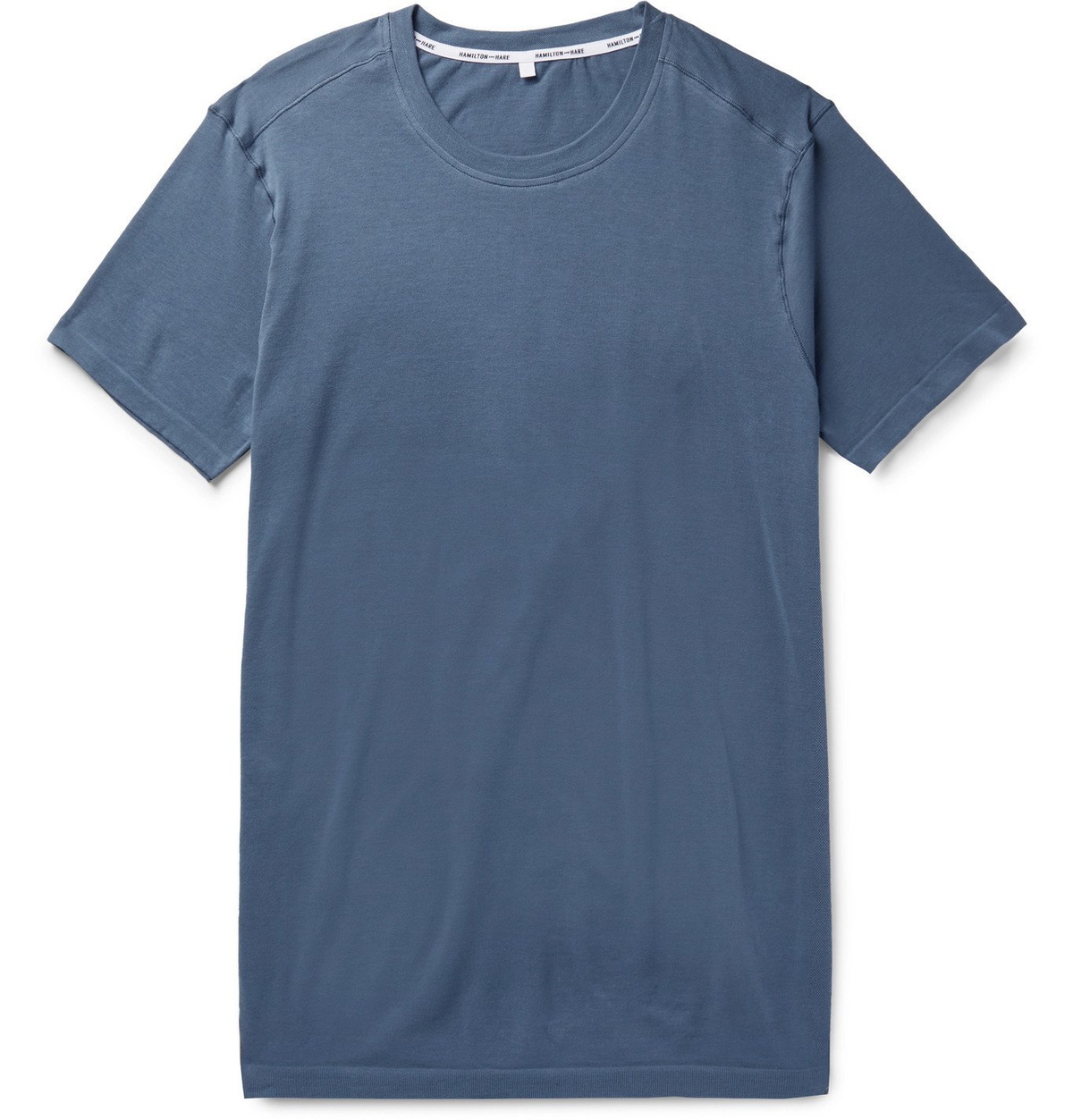 Hamilton and Hare - Cotton-Jersey T-Shirt - Blue Hamilton and Hare