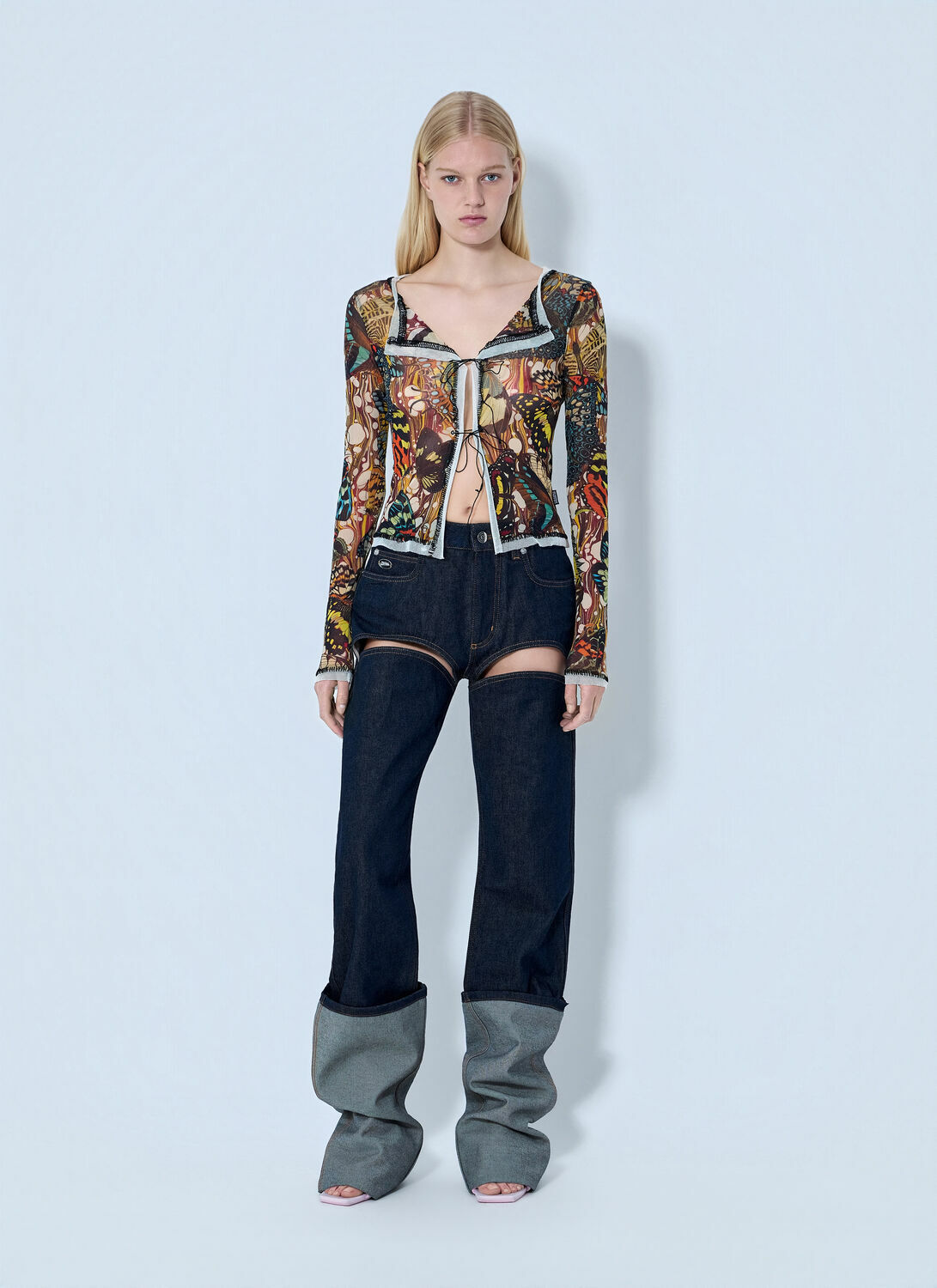Jean Paul Gaultier Re-Edition The Yellow Butterfly Cardigan