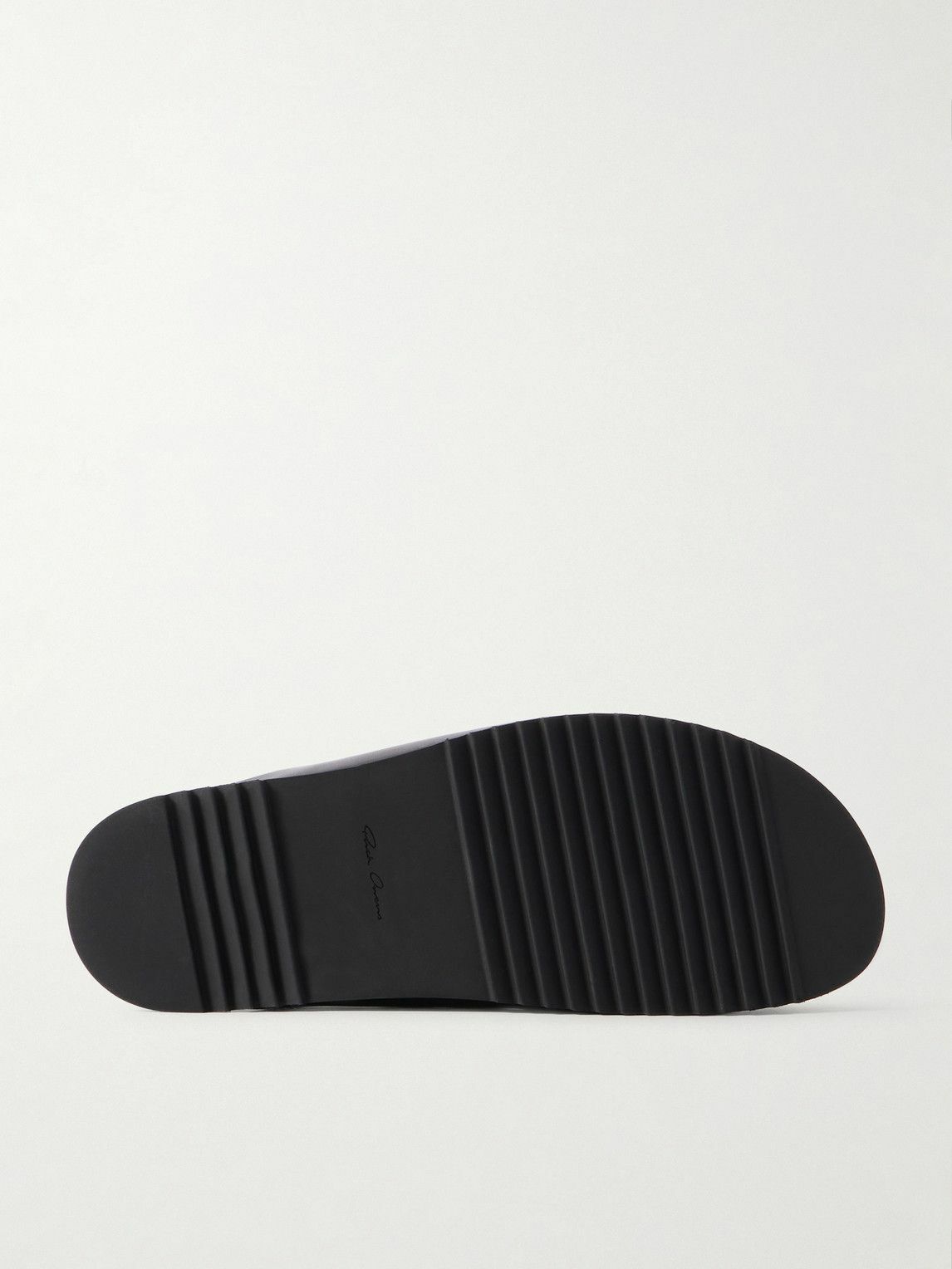 Rick Owens - Granola Leather Mules - Black