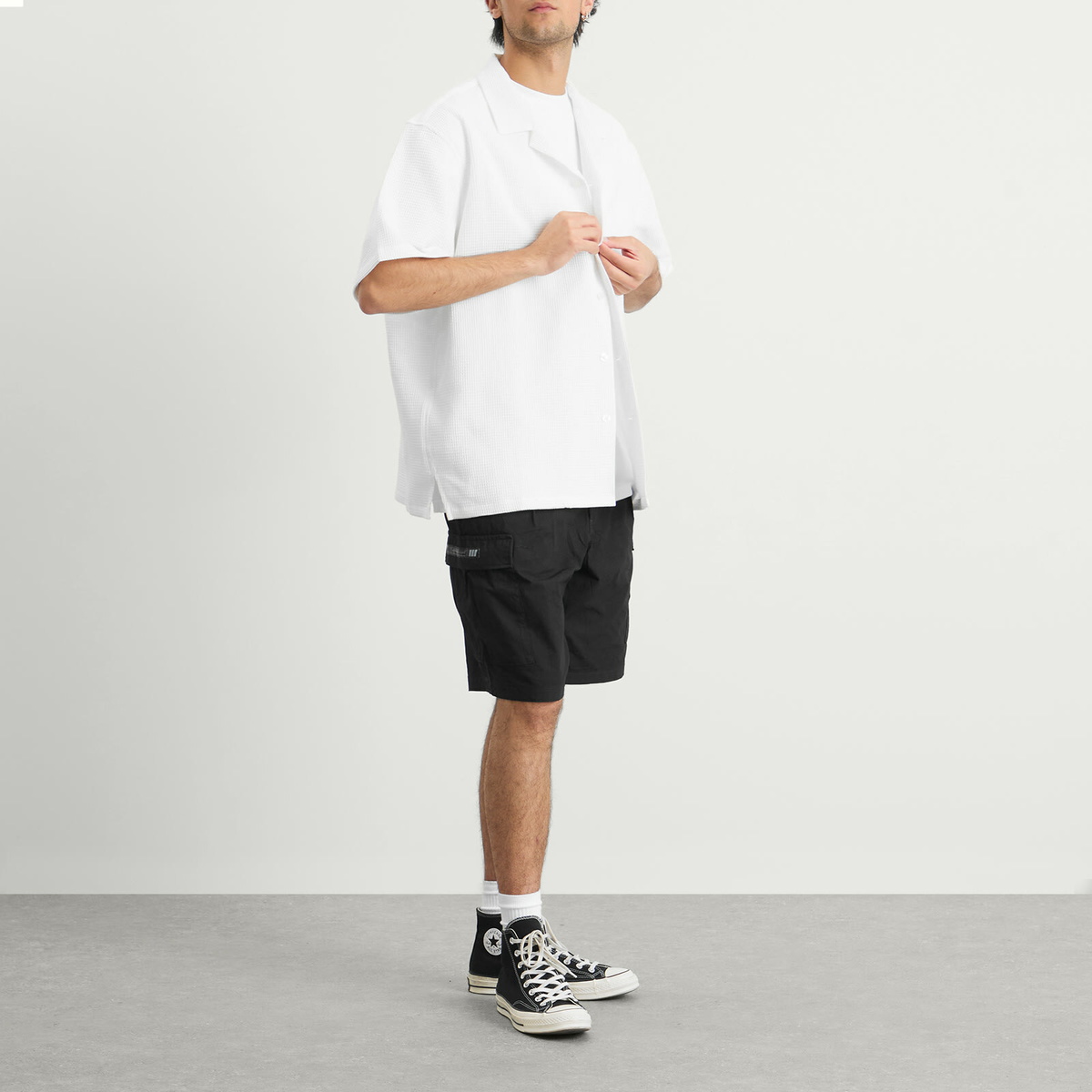 WTAPS Men's Ripstop Cargo Shorts in Black