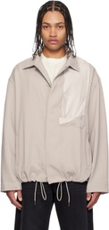 Y-3 Gray Utility Blouson Jacket