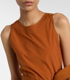 Saint Laurent Belted midi dress