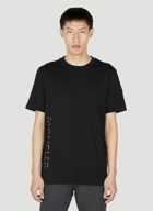 Moncler - Logo Print T-Shirt in Black