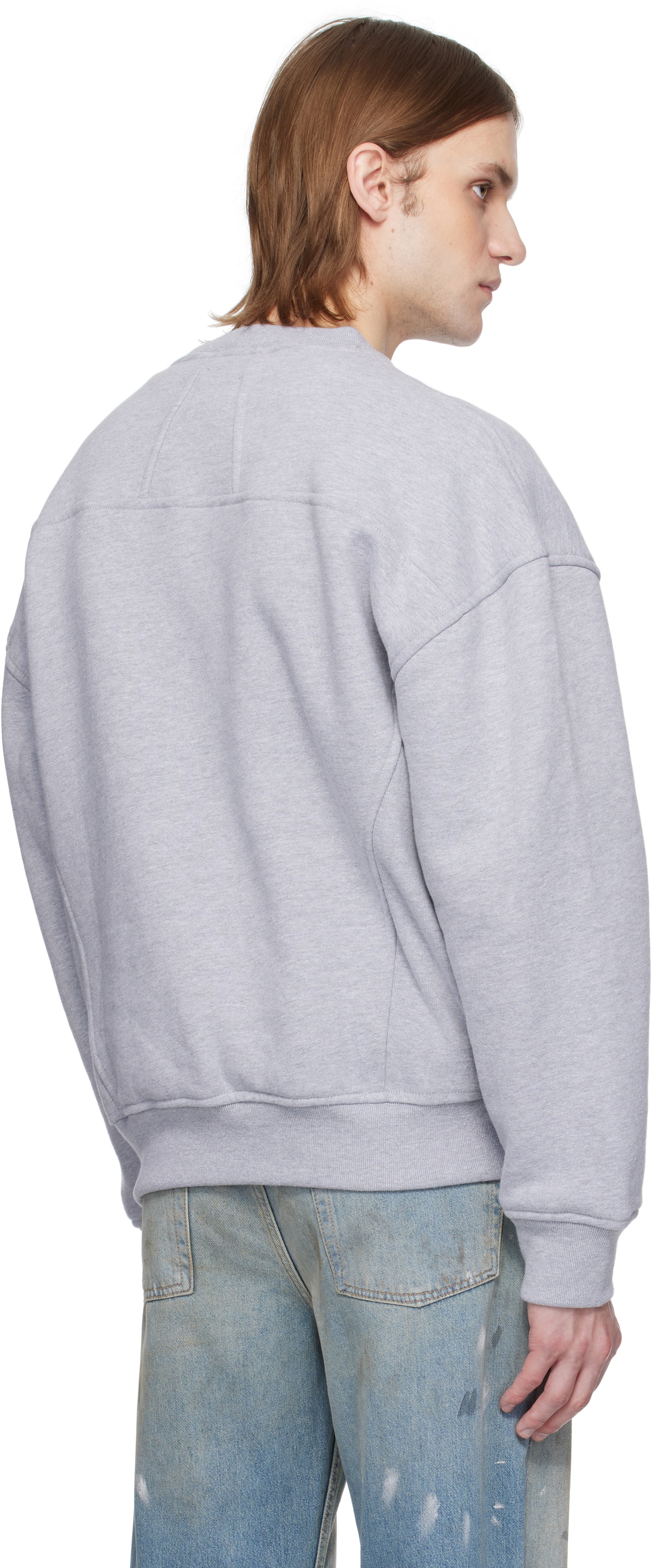 Rhude Gray Classique Crewneck Sweatshirt