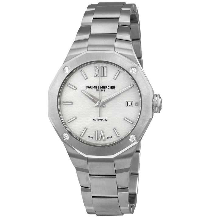 Photo: Baume et Mercier Riviera Automatic Silver Dial Unisex Watch M0A10663