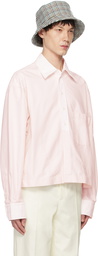 Thom Browne Pink 4-Bar Shirt