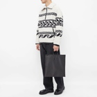 Isabel Marant Men's Marlo Pattern Fleece in Ecru