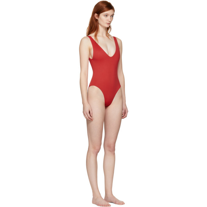 Her Line SSENSE Exclusive Red Ester One-Piece Swimsuit