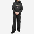 Napapijri Women's Rainforest Nylon Windbreaker Jacket in Black