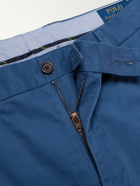 Polo Ralph Lauren - Greenwich Straight-Leg Cotton-Blend Trousers - Blue