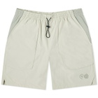 Purple Mountain Observatory Men's Colourblock Climbing Shorts in Grey