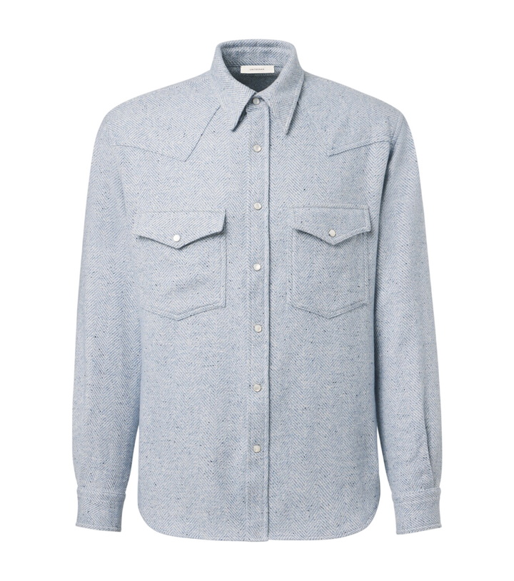 Photo: Umit Benan Kevin cashmere and silk Western shirt