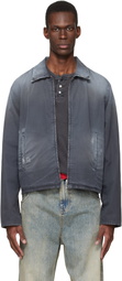 Stockholm (Surfboard) Club Black Cotton Logo Jacket