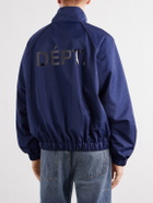 Gallery Dept. - Logo-Embroidered Shell Jacket - Blue